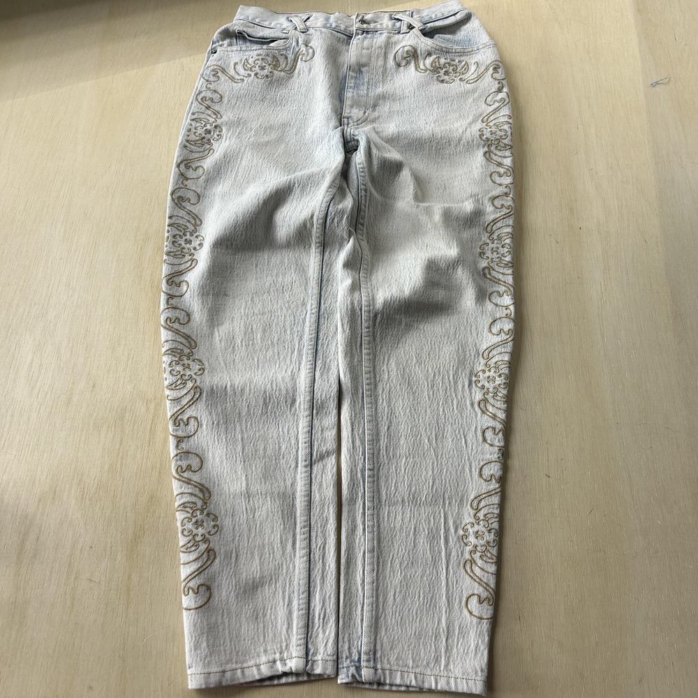 Vintage Daily Jeans Girls 13/14 Blue Straight Denim Anti Basic Stretch Casual